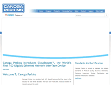 Tablet Screenshot of canoga.com